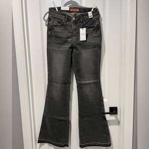 Judy Blue Dark Gray Flare Jeans